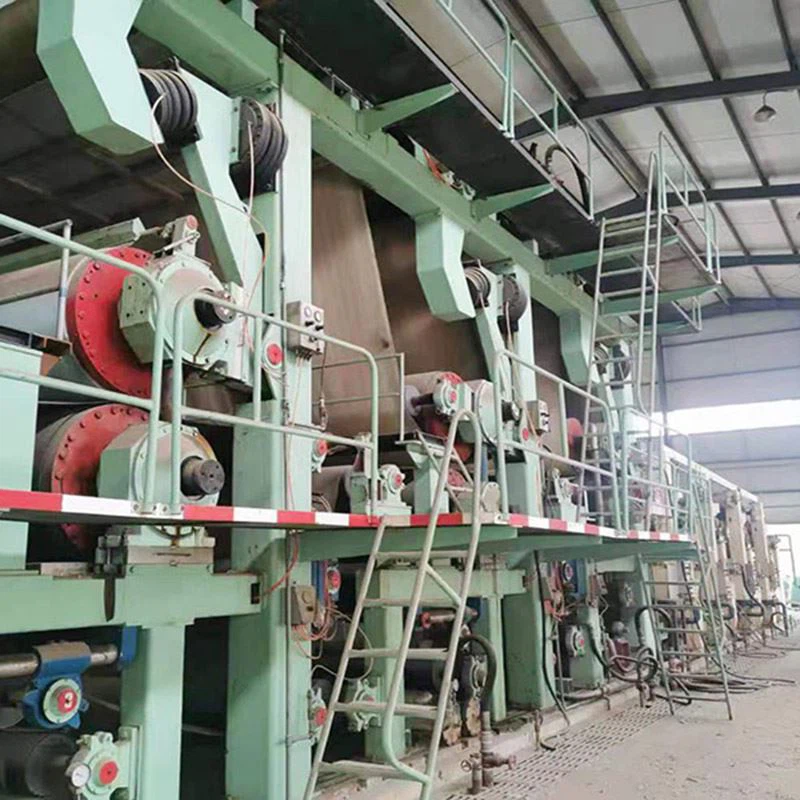 100tons Waste Paper Recycle Machine For Fluting Paper